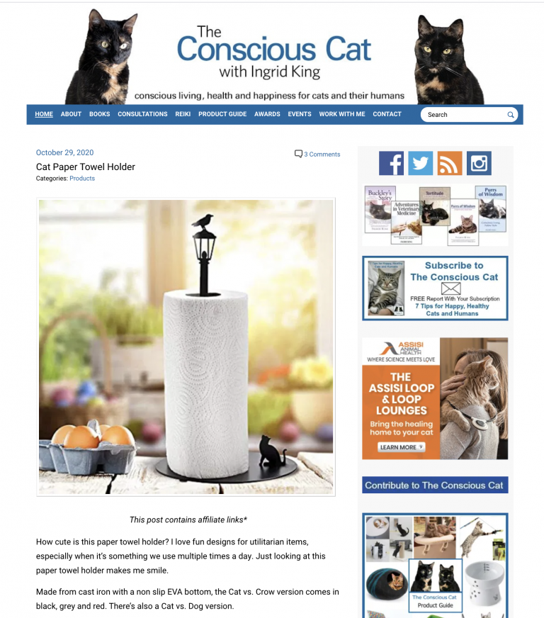 conscious cat homepage