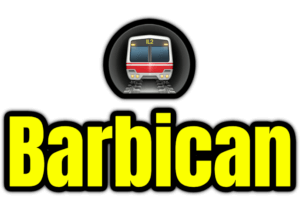 Barbican  London Underground Station Logo PNG