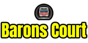 Barons Court  London Underground Station Logo PNG