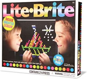 Basic Fun Lite Brite Ultimate Classic Retro Toy Gift for Girls and Boys