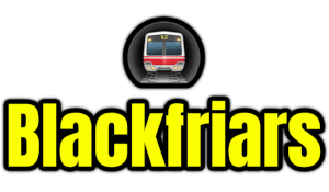 Blackfriars  London Underground Station Logo PNG