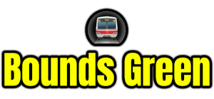 Bounds Green  London Underground Station Logo PNG