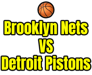 Brooklyn Nets VS Detroit Pistons PNG