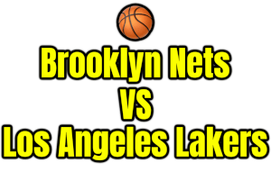 Brooklyn Nets VS Los Angeles Lakers PNG