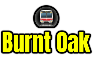 Burnt Oak London Underground Station Logo PNG