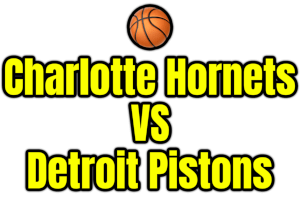 Charlotte Hornets VS Detroit Pistons PNG