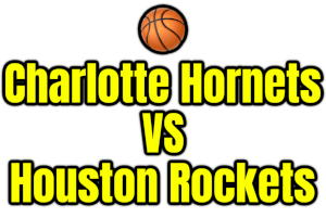 Charlotte Hornets VS Houston Rockets PNG