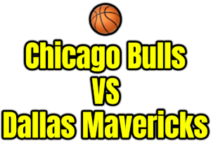 Chicago Bulls VS Dallas Mavericks PNG