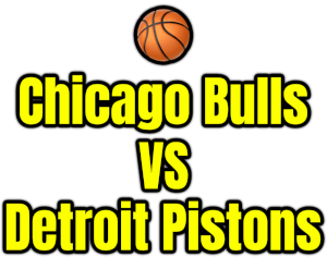 Chicago Bulls VS Detroit Pistons PNG