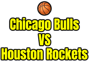 Chicago Bulls VS Houston Rockets PNG