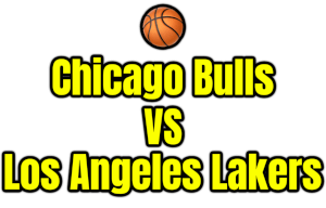 Chicago Bulls VS Los Angeles Lakers PNG