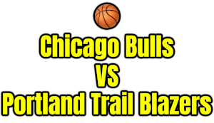 Chicago Bulls VS Portland Trail Blazers PNG