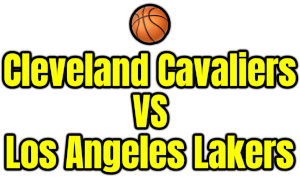 Cleveland Cavaliers VS Los Angeles Lakers PNG