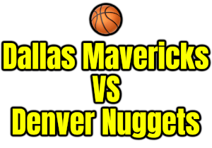 Dallas Mavericks VS Denver Nuggets PNG