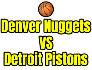 Denver Nuggets VS Detroit Pistons PNG