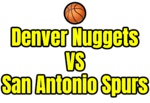 Denver Nuggets VS San Antonio Spurs PNG