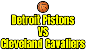 Detroit Pistons VS Cleveland Cavaliers PNG