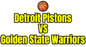 Detroit Pistons VS Golden State Warriors PNG