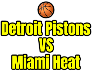 Detroit Pistons VS Miami Heat PNG