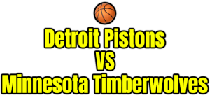 Detroit Pistons VS Minnesota Timberwolves PNG
