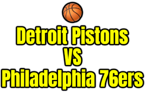 Detroit Pistons VS Philadelphia 76ers PNG