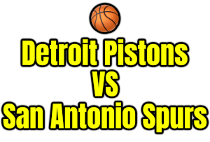 Detroit Pistons VS San Antonio Spurs PNG