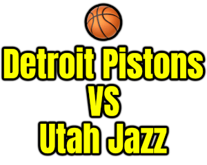 Detroit Pistons VS Utah Jazz PNG