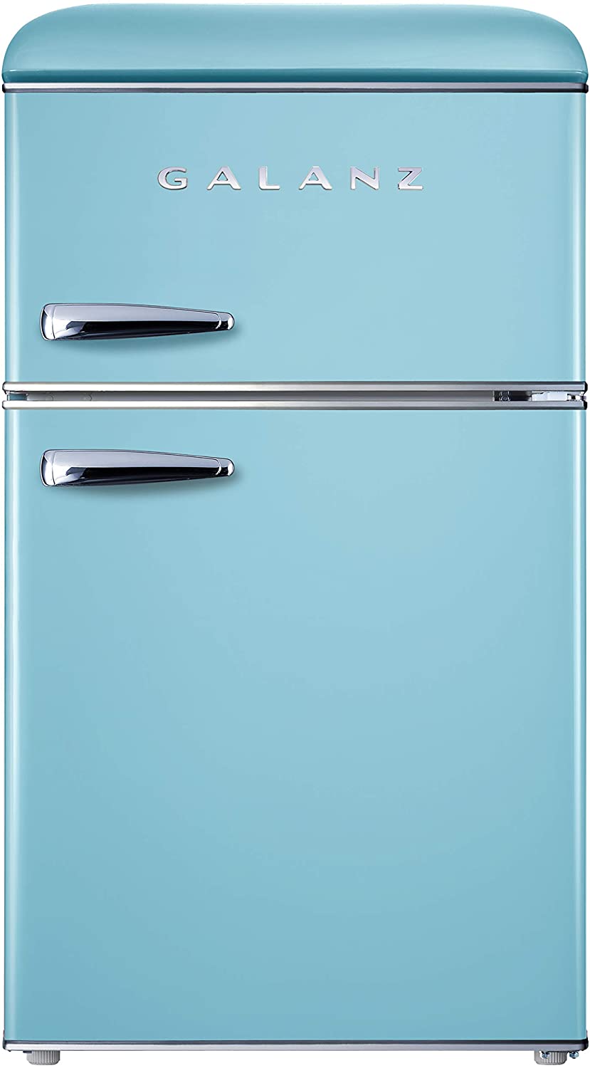 elegant retro fridge by Galanz on
