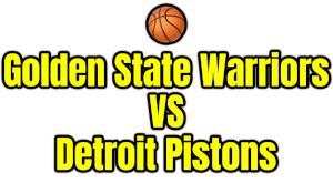 Golden State Warriors VS Detroit Pistons PNG