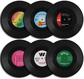 HomEdge Vinyl Record Coaster