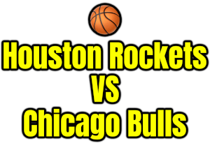 Houston Rockets VS Chicago Bulls PNG