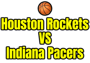 Houston Rockets VS Indiana Pacers PNG