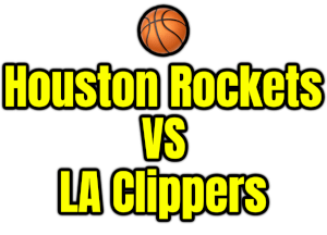 Houston Rockets VS LA Clippers PNG