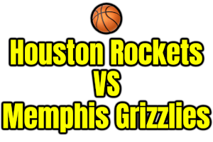 Houston Rockets VS Memphis Grizzlies PNG