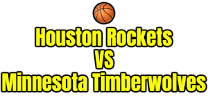 Houston Rockets VS Minnesota Timberwolves PNG