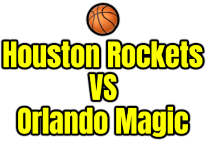 Houston Rockets VS Orlando Magic PNG