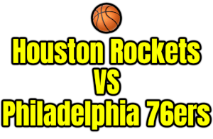 Houston Rockets VS Philadelphia 76ers PNG