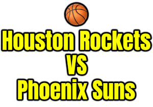 Houston Rockets VS Phoenix Suns PNG