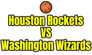 Houston Rockets VS Washington Wizards PNG