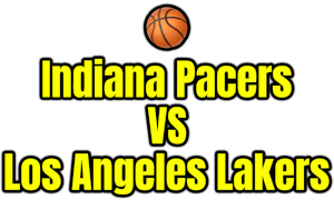Indiana Pacers VS Los Angeles Lakers PNG