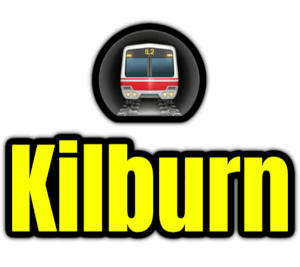 Kilburn  London Underground Station Logo PNG