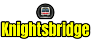 Knightsbridge  London Underground Station Logo PNG