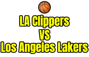 LA Clippers VS Los Angeles Lakers PNG