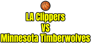 LA Clippers VS Minnesota Timberwolves PNG