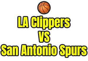 LA Clippers VS San Antonio Spurs PNG
