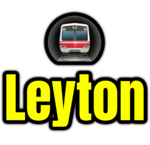 Leyton  London Underground Station Logo PNG