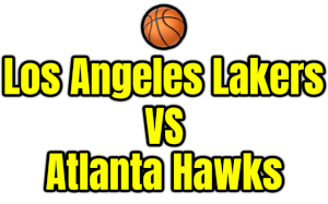 Los Angeles Lakers VS Atlanta Hawks PNG