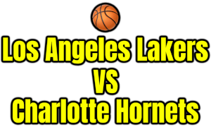 Los Angeles Lakers VS Charlotte Hornets PNG