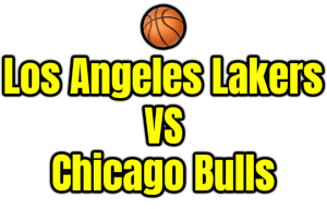 Los Angeles Lakers VS Chicago Bulls PNG