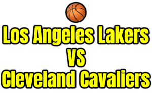 Los Angeles Lakers VS Cleveland Cavaliers PNG
